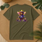 T-shirt Streetwear Teddy Χακί