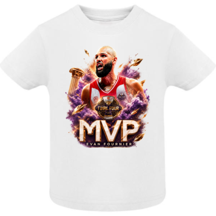 Παιδικό T-Shirt Evan Fournier MVP Λευκό