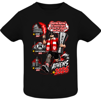 Παιδικό T-Shirt Ολυμπιακός Euroleague Champions