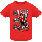 Παιδικό T-Shirt Ολυμπιακός Euroleague Champions Κόκκινο