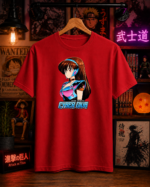 T-Shirt Anime Cyber Diva Κόκκινο