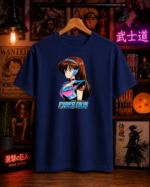 T-Shirt Anime Cyber Diva Μπλε