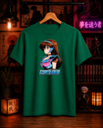 T-Shirt Anime Cyber Diva Πράσινο