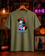 T-Shirt Anime Cyber Diva Χακί