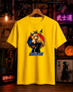 T-Shirt Anime Devilish Κίτρινο