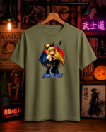 T-Shirt Anime Devilish Χακί