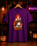 T-Shirt Anime Ember Queen Μωβ