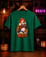 T-Shirt Anime Ember Queen Πράσινο