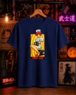 T-Shirt Anime First Aid Μπλε