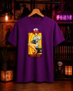T-Shirt Anime First Aid Μωβ