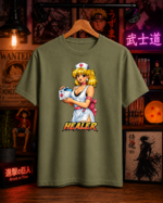 T-Shirt Anime Healer Χακί