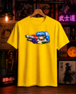 T-Shirt Anime Lock On Κίτρινο