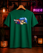 T-Shirt Anime Lock On Πράσινο