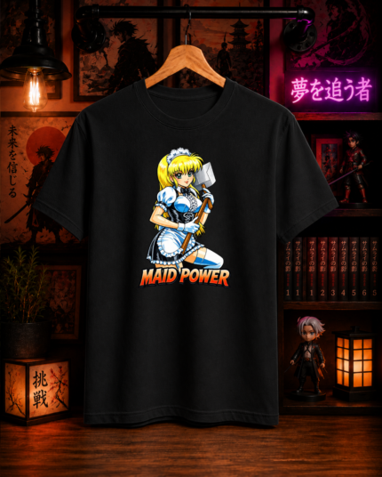 T-Shirt Anime Maid Power
