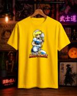 T-Shirt Anime Maid Power Κίτρινο