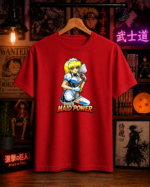 T-Shirt Anime Maid Power Κόκκινο