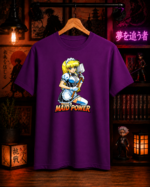 T-Shirt Anime Maid Power Μωβ
