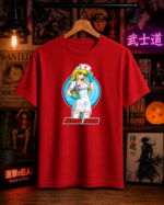 T-Shirt Anime Nurse Mode Κόκκινο