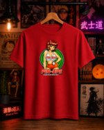 T-Shirt Anime Pin Ups Κόκκινο