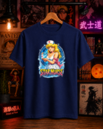 T-Shirt Anime Star Nurse Μπλε