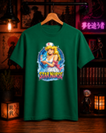 T-Shirt Anime Star Nurse Πράσινο
