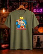 T-Shirt Anime Thirst Trap Χακί