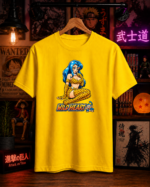 T-Shirt Anime Wild Heart Κίτρινο