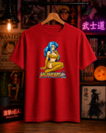T-Shirt Anime Wild Heart Κόκκινο