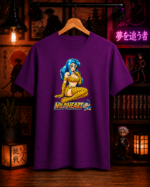 T-Shirt Anime Wild Heart Μωβ