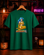 T-Shirt Anime Wild Heart Πράσινο