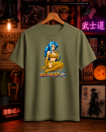 T-Shirt Anime Wild Heart Χακί