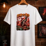 T-Shirt Fear The Red Λευκό