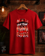 T-Shirt Ολυμπιακός Our Team Κόκκινο