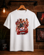 T-Shirt Ολυμπιακός Πρωταθλητής Ευρώπης 2026 Λευκό