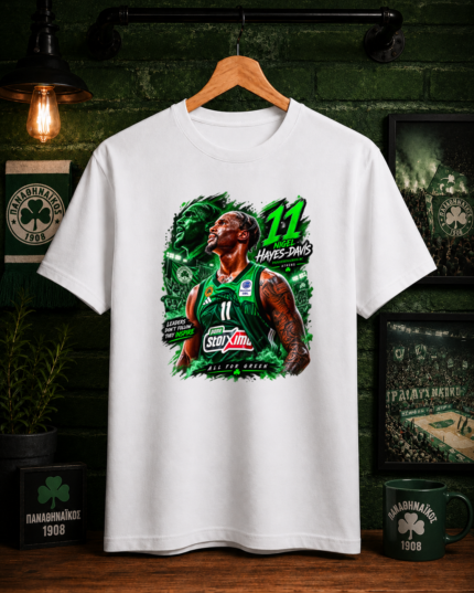 T-Shirt Hayes Davis Παναθηναϊκός Λευκό
