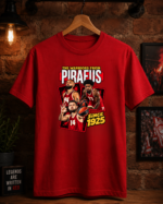 T-Shirt Piraeus Warriors Κόκκινο