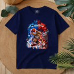 T-Shirt GandB Basketball Bear Μπλε