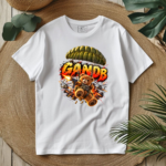 T-Shirt GandB Fighter Bear Λευκό