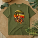 T-Shirt GandB Fighter Bear Χακί