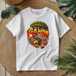 T-Shirt GandB Fighter Elephant Λευκό