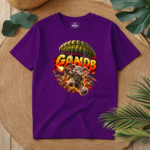 T-Shirt GandB Fighter Elephant Μωβ