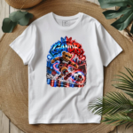 T-Shirt GandB Football Bear Λευκό