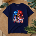 T-Shirt GandB Football Bear Μπλε