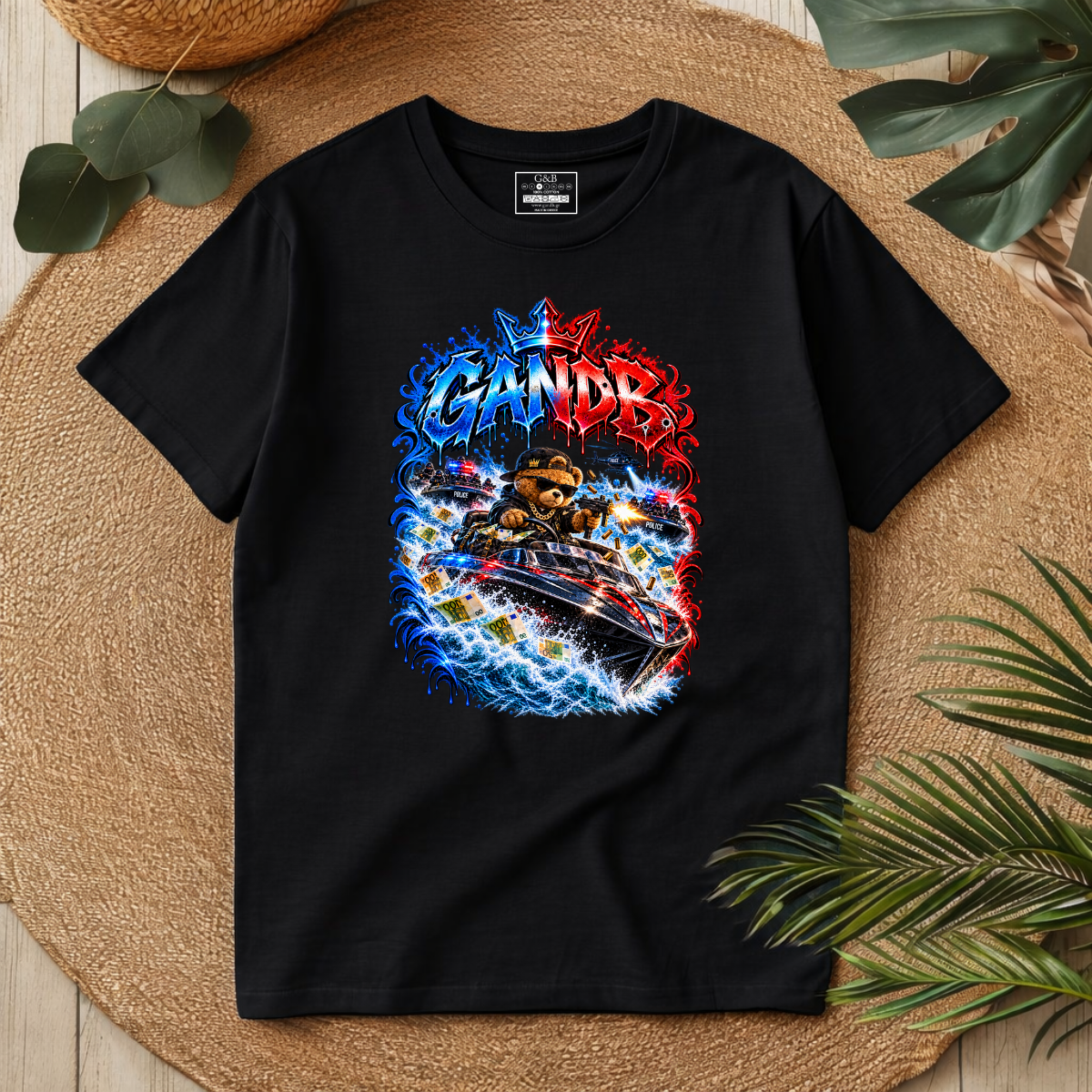 T-Shirt GandB Getaway Bear T-Shirt GandB Getaway Bear