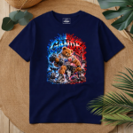 T-Shirt GandB Gym Bear Μπλε