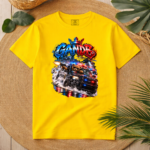 T-Shirt GandB Police Bear Κίτρινο