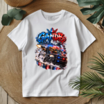 T-Shirt GandB Police Bear Λευκό