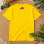 T-Shirt GandB Police Bear Πίσω Κίτρινο