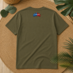 T-Shirt GandB Police Bear Πίσω χακί