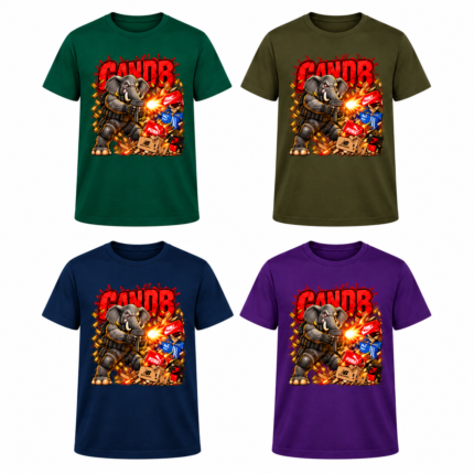 T-Shirt GandB Wild Elephant
